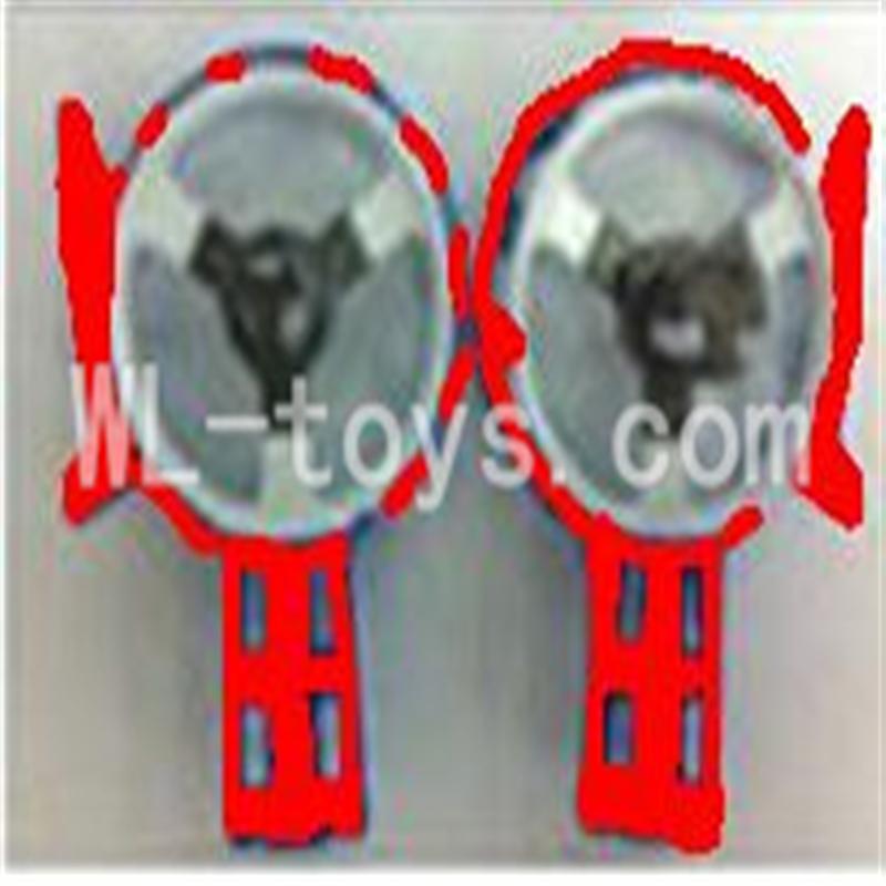 UDI U823 RC helicopter parts--33 Side wing rack(2pcs-Red)