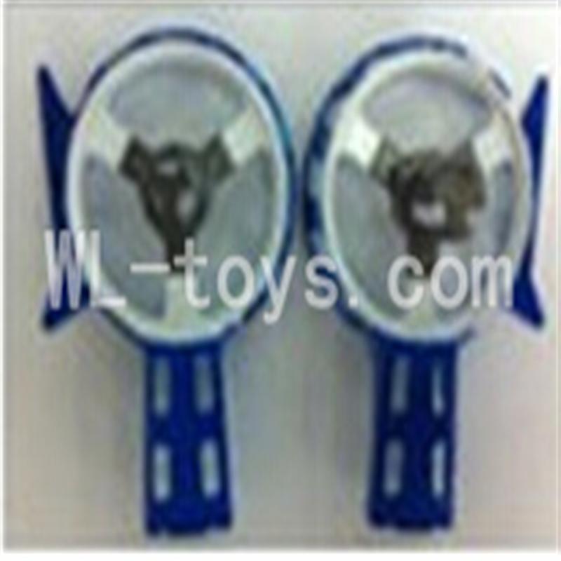 UDI U823 RC helicopter parts-34 Side wing rack(2pcs-Blue)