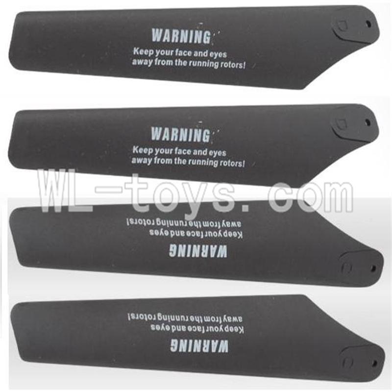 UDI U17 rc helicopter parts-03 Upper main blades(2pcs) & Lower main blades(2pcs)