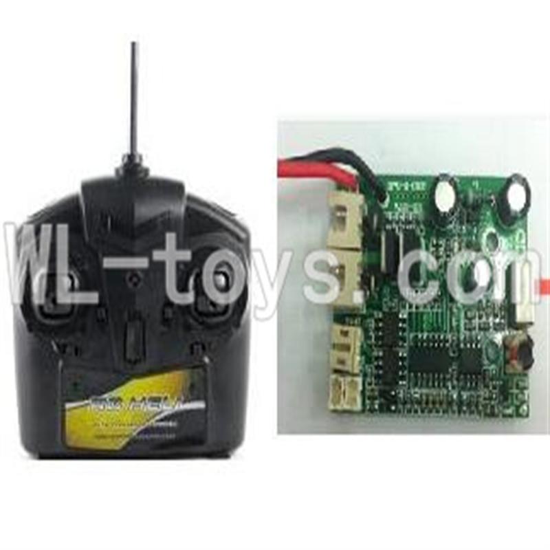UDI U17 rc helicopter parts-08 Transmitter & Circuit board