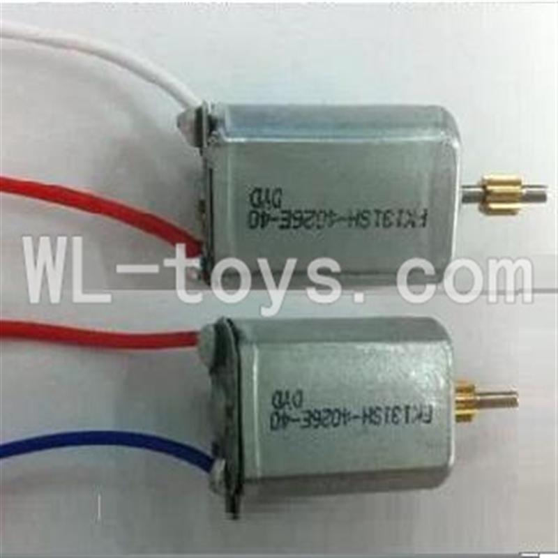 UDI U17 rc helicopter parts-16 Main motor with long shaft and gear & Main motor with short shaft and gear