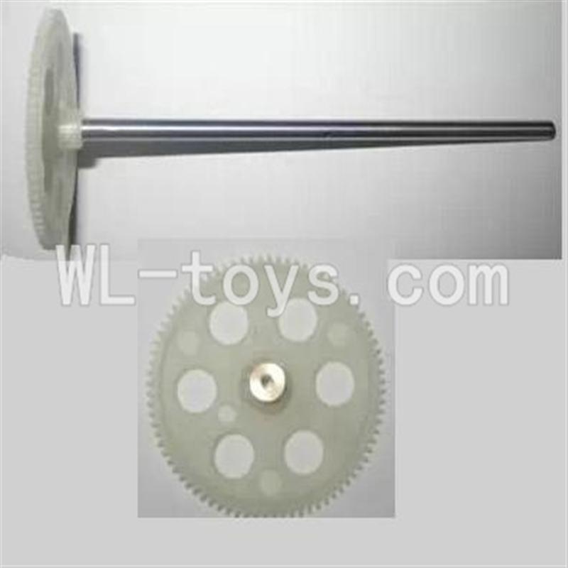 UDI U17 rc helicopter parts-21 Upper main gear with hollow pipe & Lower main gear