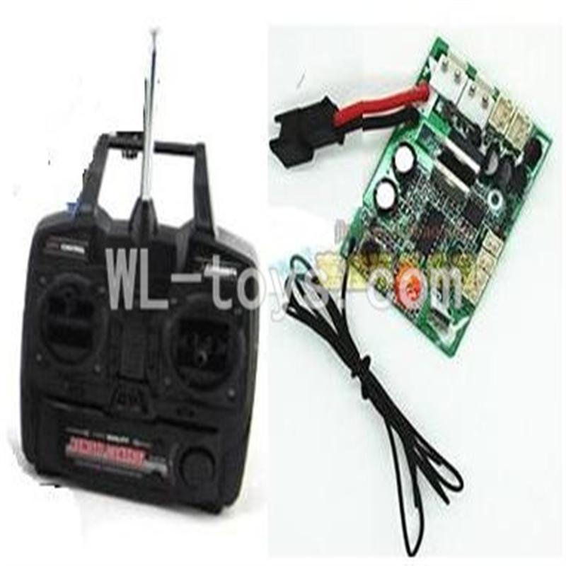 UDI U23 rc helicopter parts-11 Transmitter with antena & Circuit board