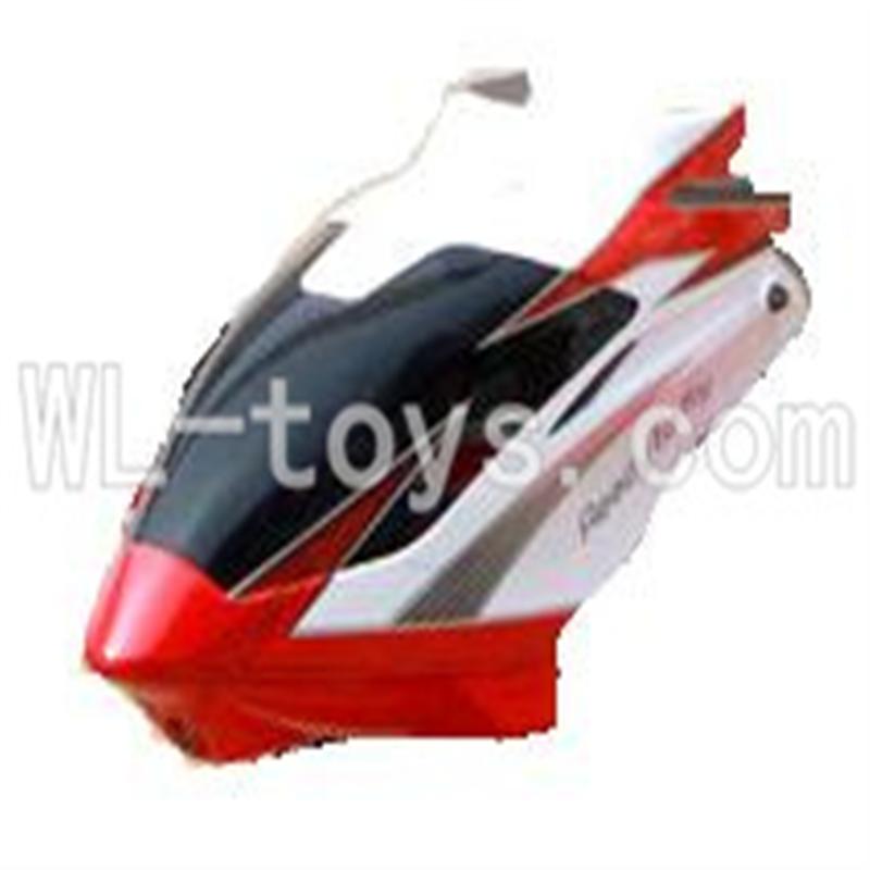 UDI U25 rc helicopter parts-01 Head cover(Red)