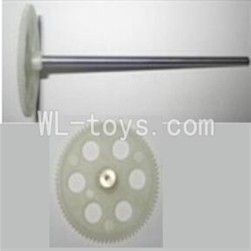 UDI U25 rc helicopter parts-16 Upper main gear with hollow pipe & Lower main gear with copper sleeve
