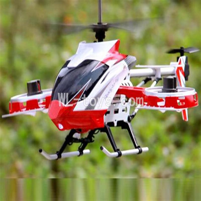 UDI U25 rc helicopter parts-45 BNF-(Only the whole helicopter ,no battery ,no charger,no transmitter)-Red