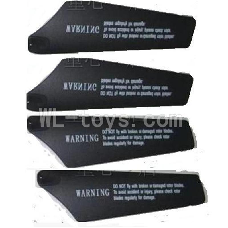 UDI U820 rc helicopter parts-03 Upper main blades(2pcs) & Lower main blades(2pcs)