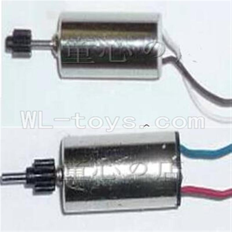 UDI U820 rc helicopter parts-16 Main motor with long shaft and gear & Main motor with short shaft and gear