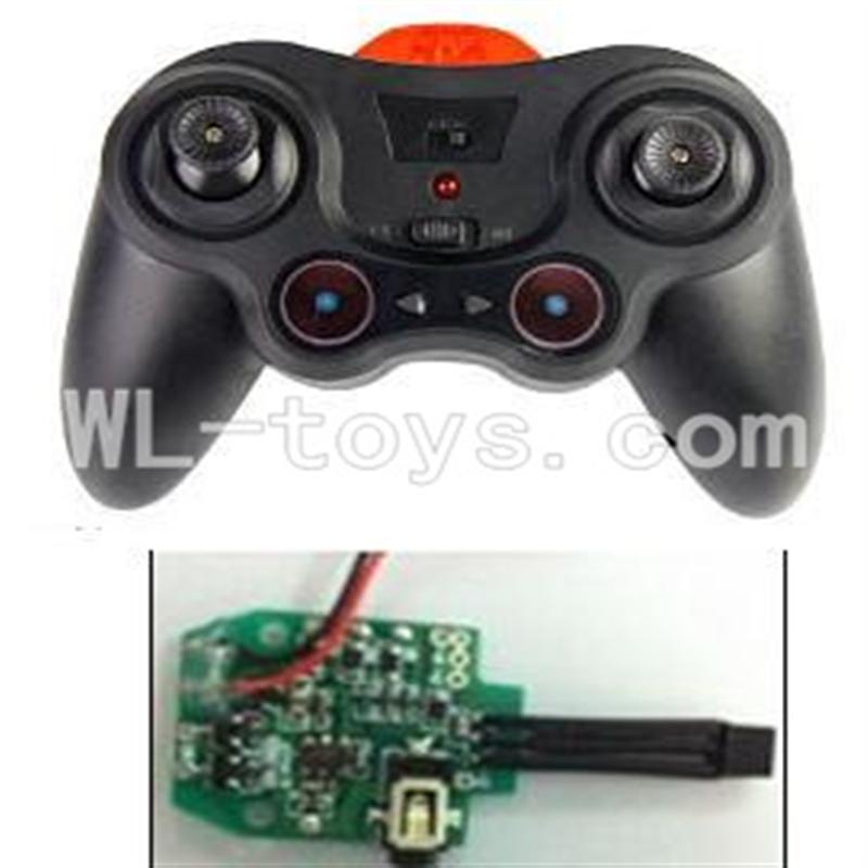 UDI U825 rc helicopter parts-16 Transmitter & Circuit board