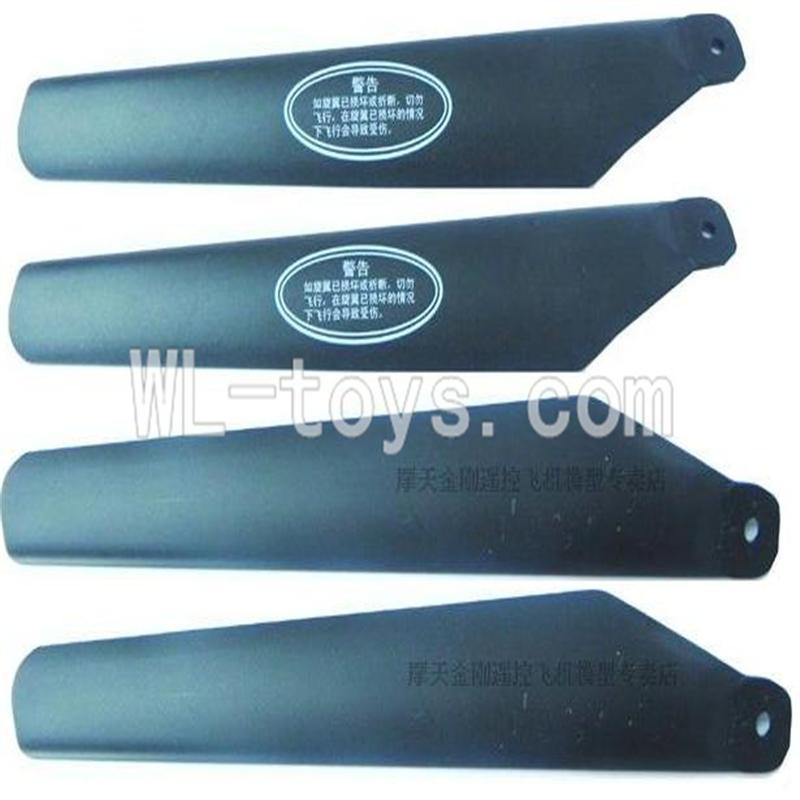 Koome model K012 RC helicopter parts ,Koome K-012 parts-04 Main blades(4pcs-2A+2B)