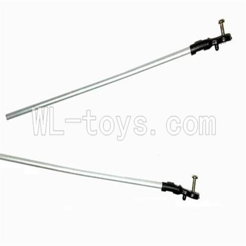 Koome model K012 RC helicopter parts ,Koome K-012 parts-29 Support pipe with head fixtures(2pcs)