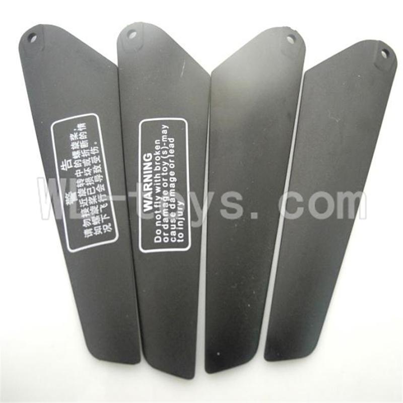 Koome model K026 RC helicopter parts, K-026 parts-04 Main blades(4pcs-2A+2B)