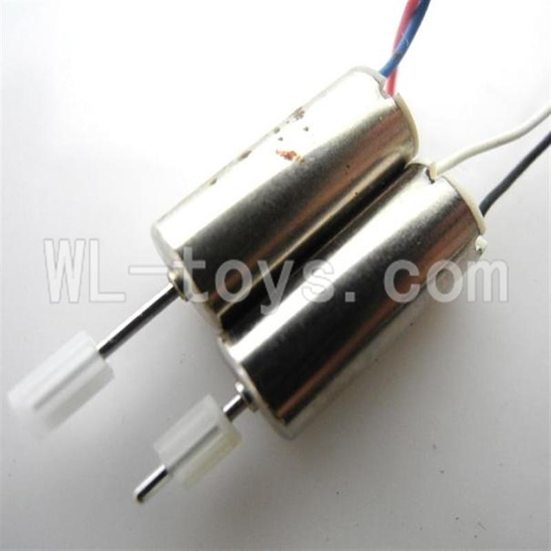 Koome model K026 RC helicopter parts, K-026 parts-16 Main motor with long shaft and gear & Main motor with short shaft and gear
