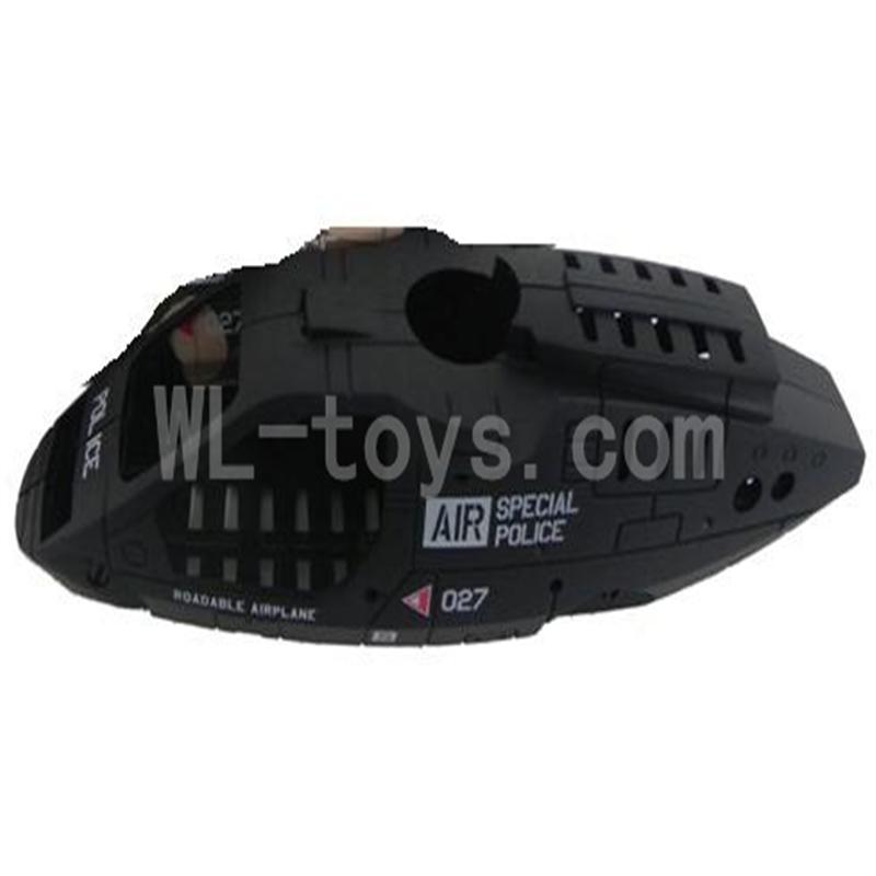 Koome model K027 RC helicopter parts ,K-027 parts-02 Head cover(Black)