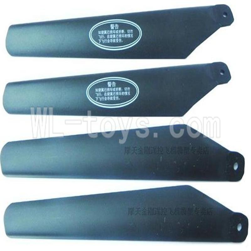 Koome model K027 RC helicopter parts ,K-027 parts-03 Main blades(4pcs-2A+2B)