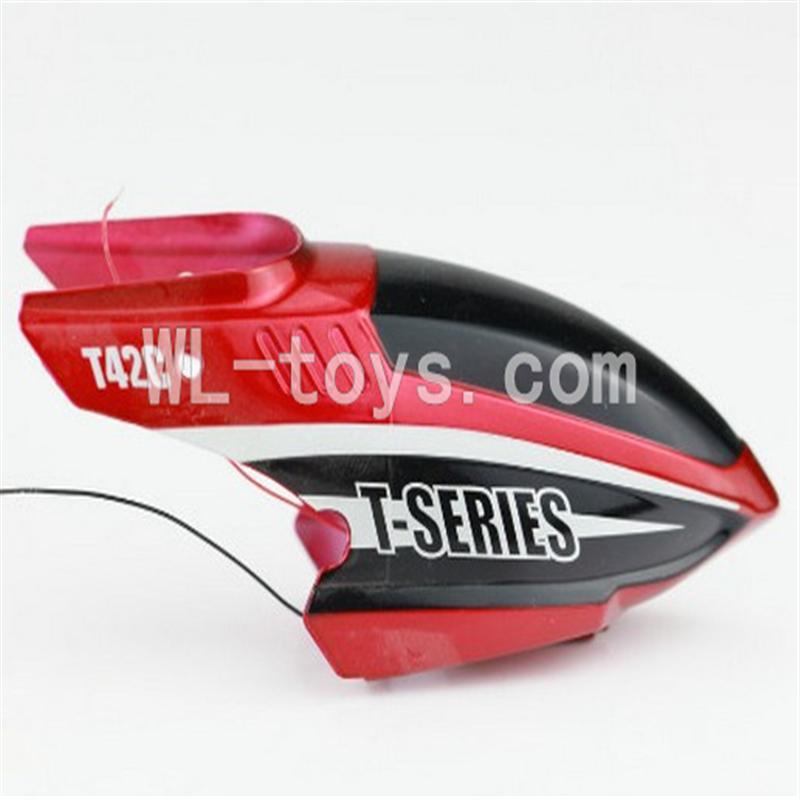 MJX T42C T642C RC helicopter parts-01 Head cover(Red)