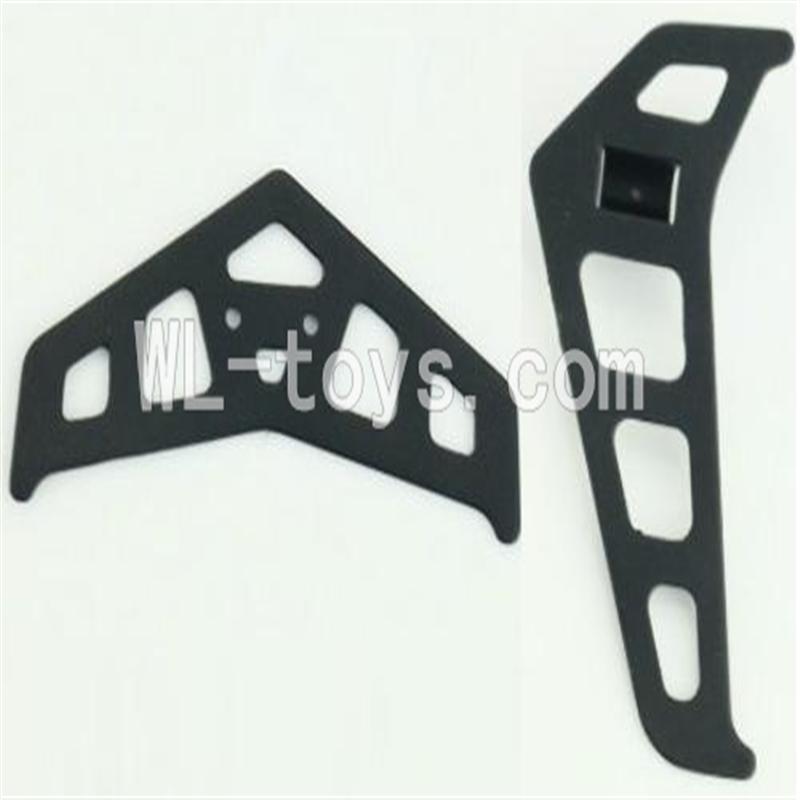 MJX T42C T642C RC helicopter parts-16 Horizontal and verticall wing