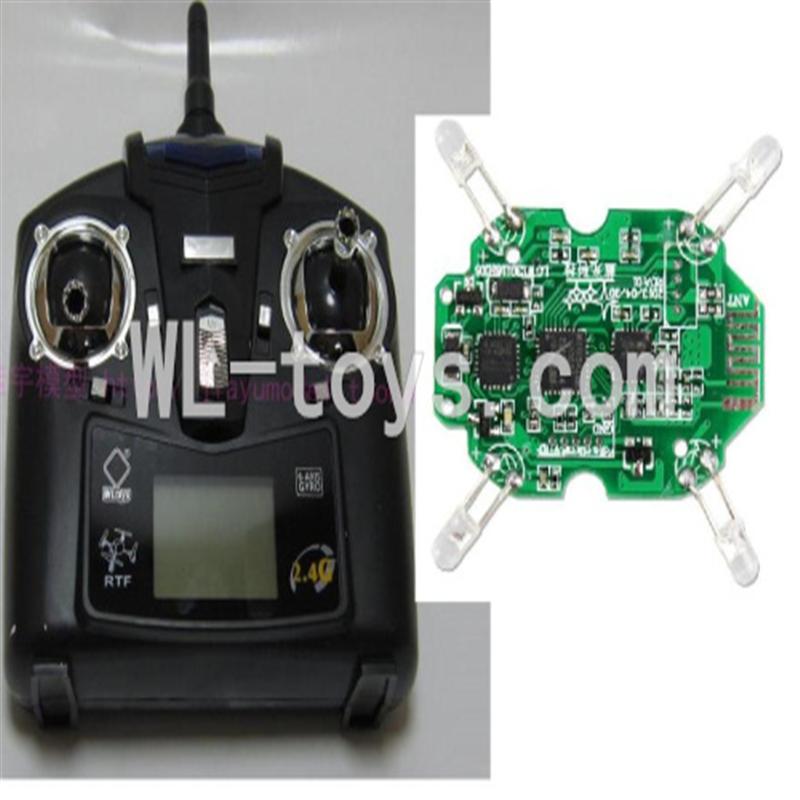 WLtoys V343 Quadcopter WL toys V343 parts-07 Transmitter(Black) & Circuit board