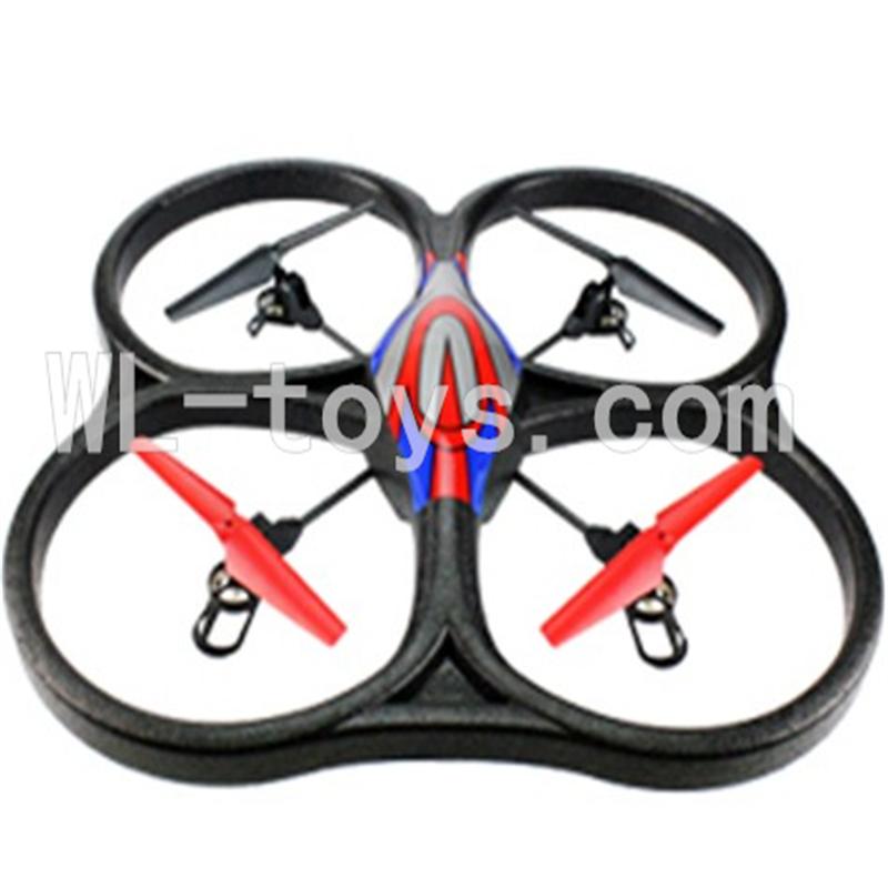 WLtoys V333 RC Quadcopter WL toys V333 parts-24 V333 Quadcopter BNF(Only Quadcopter Body ,No battery ,No transmitter,No charger)-Red&Blue