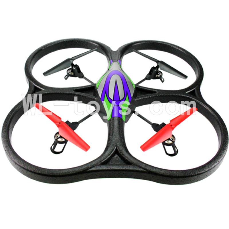 WLtoys V333 RC Quadcopter WL toys parts-25 V333 Quadcopter BNF(Only Quadcopter Body ,No battery ,No transmitter,No charger)-Green&Purple