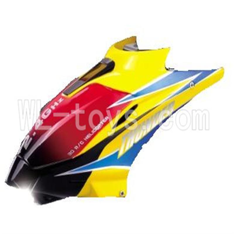 DFD F162 RC helicopter Parts-02 Head cover-Yellow-version-1