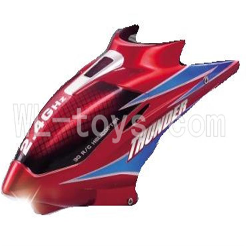 DFD F162 RC helicopter Parts-03 Head cover-Red-version-2