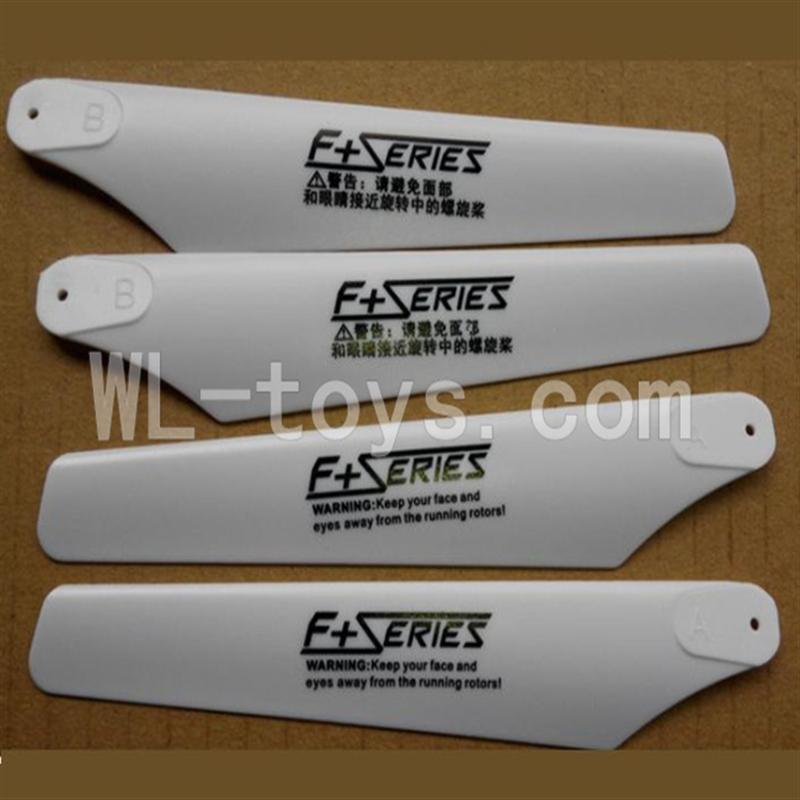 DFD F162 RC helicopter Parts-05 Main rotor blades(4pcs-2A+2B)