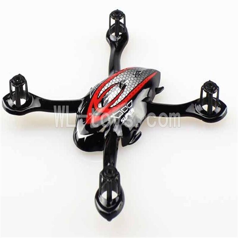 Holy Stone F180 parts-04 Upper and lower head cover-Red(Can only be used for F180) ,Holy Stone F180 RC Quadcopter Parts,F180 rc drone parts