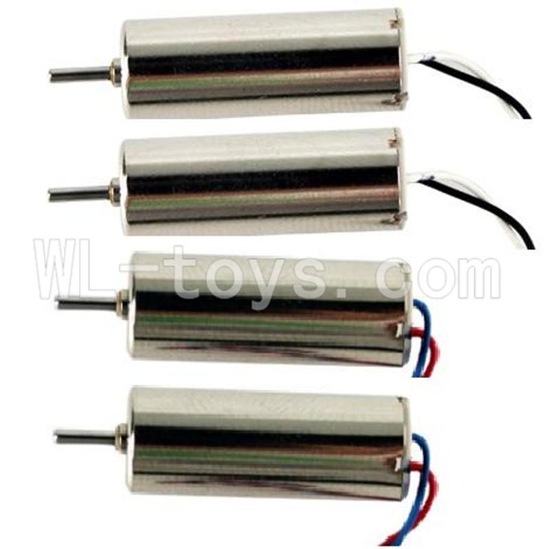 DFD F180 RC Quadcopter parts-06 rotating Motor with red and blue wire(2pcs) & Reversing-rotating Motor with black and white wire(2pcs)