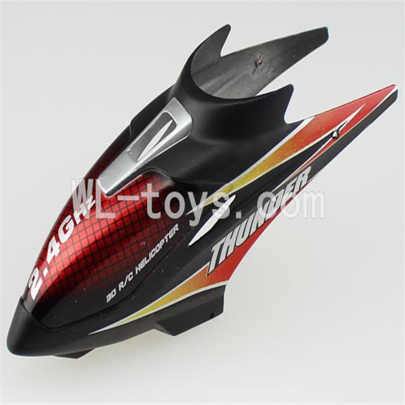 DFD F187 RC helicopter Parts-01 Head cover(Black)