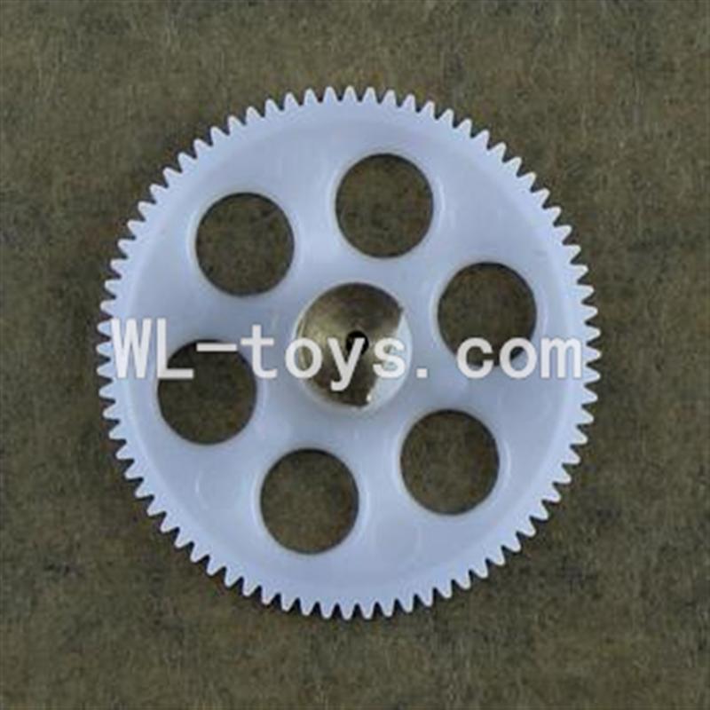 DFD F187 RC helicopter Parts-08 Lower main gear with copper sleeve