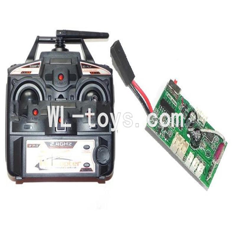 DFD F187 RC helicopter Parts-26 Transmitter & Circuit board