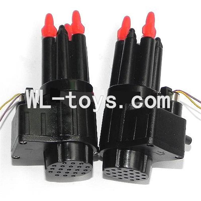 DFD F187 RC helicopter Parts-40 Bullets + Bomber set (Left + Right)