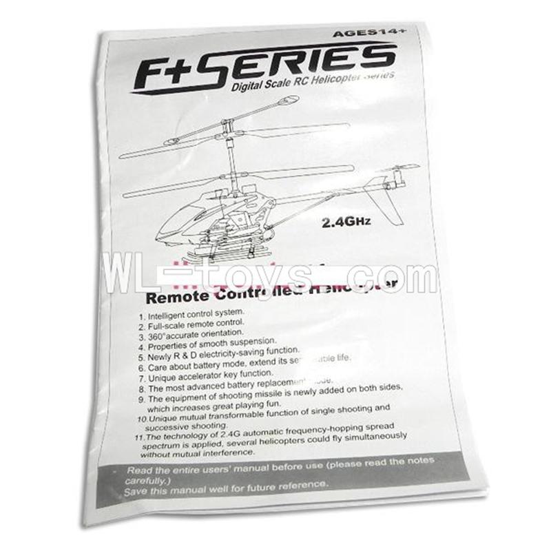 DFD F187 RC helicopter Parts-56 Manual