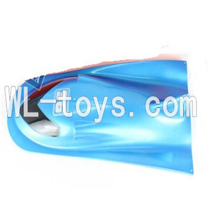 Double Horse 7002 Boat DH 7002 parts-02 Upper cover-Blue