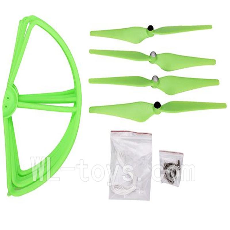 Wltoys V303 Quadcopter parts ,Upgrade Wl toys V303 Parts unit 2 wholesale-Green