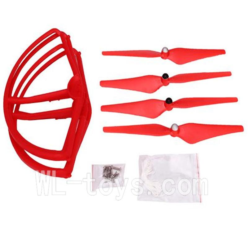 Wltoys V303 Quadcopter parts ,Upgrade Wl toys V303 Parts unit 2 wholesale-Red