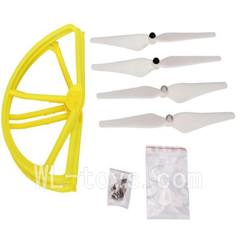 Wltoys V303 Quadcopter parts ,Upgrade Wltoys V303 Parts unit 2 wholesale-Yellow