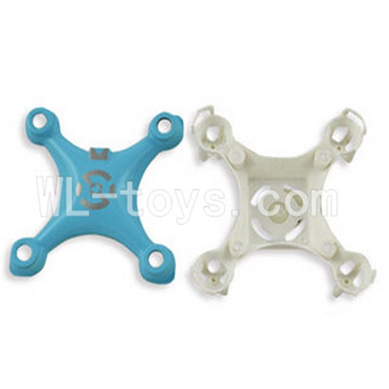 SanLianHuan SH CX-10 Quadcopter parts-01 Upper head cover & Lower frame cover-Blue