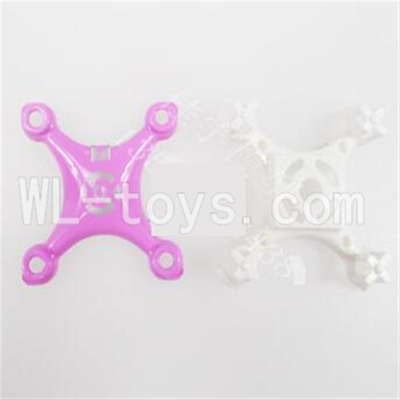 SanLianHuan SH CX-10 Quadcopter parts-03 Upper head cover & Lower frame cover-Purple