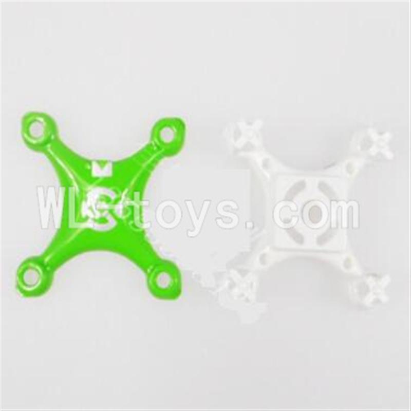 SanLianHuan SH CX-10 Quadcopter parts-04 Upper head cover & Lower frame cover-Green