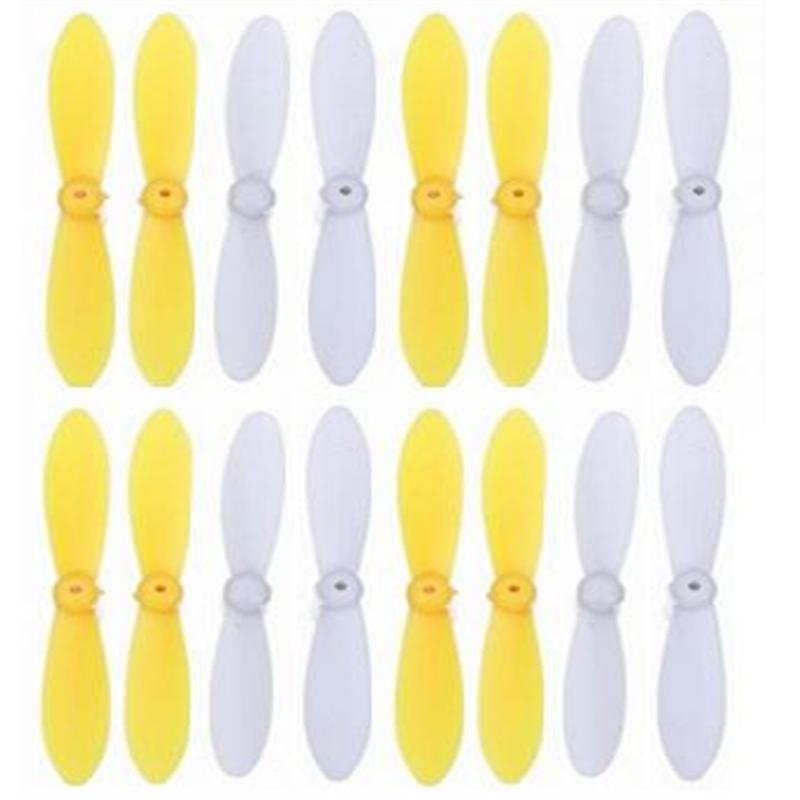 SanLianHuan CX-10 Quadcopter parts ,Upgrade SH CX-10 Rotor blades wholesale (Total 16pcs ,include 8x Yellow blades & 8x Red blades)