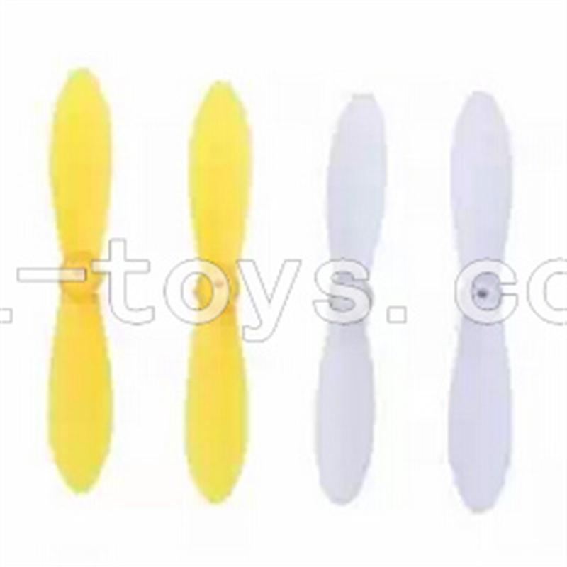 Cheerson CX-11 Spare Parts-13 Upgrade Blades(2x Yellow & 2x Red),Cheerson CX-11 RC Drone Quadcopter Spare parts,CX-11 Aircraft accessories