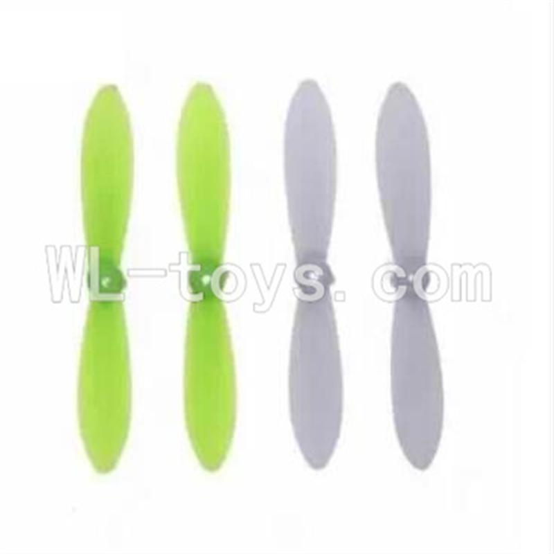Cheerson CX-11 Spare Parts-14 Upgrade Blades(2x Green & 2x White),Cheerson CX-11 RC Drone Quadcopter Spare parts,CX-11 Aircraft accessories