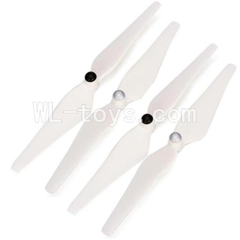 SH CX-20 RC Quadcopter SanLianHuan CX-20 Parts-08 Main rotor blades(2x Clockwise rotating & 2x Counterclockwise rotation)-White
