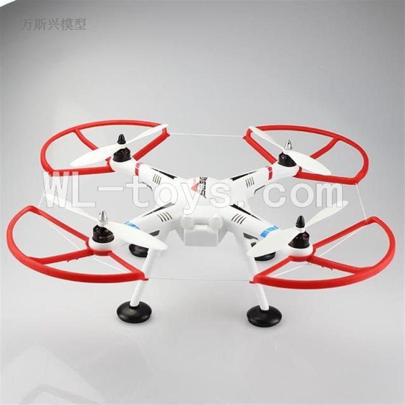 SH CX-20 Quadcopter Parts ,SanLianHuan CX-20 Parts-46 Upgrade BNF(Only Quadcopter,No battery,No transmitter,No charger,No Camera,NO PTZ)-Red frame and white blades