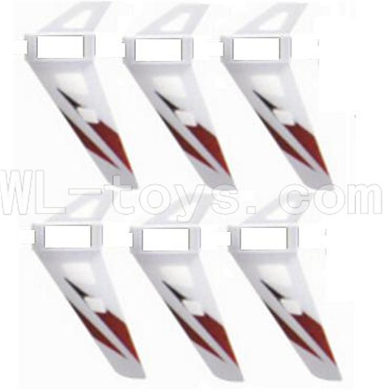 Skytech M19 RC Helicopter parts-07 Tail decoration(6pcs)-White