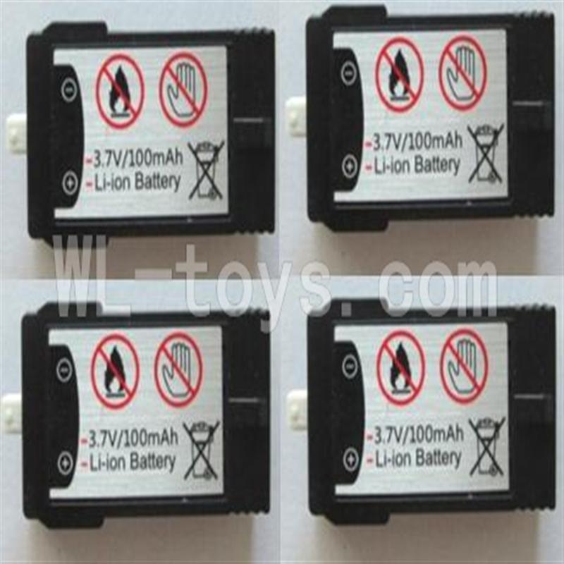 Skytech M19 RC Helicopter parts-19 3.7V 100MAH LI-ION Battery(4pcs)