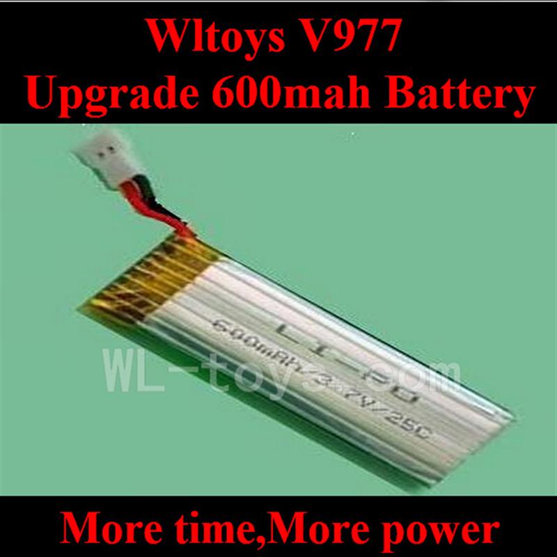 Upgrade WLtoys V977 RC Helicopter parts, WL toys V977 600mah Battery 3.7V-25C Li-Poli Battery