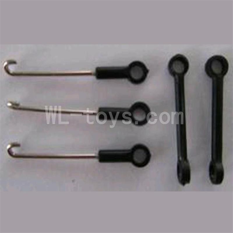 WLtoys V966 RC helicopter parts ,WL toys v966 parts-04 Connect buckle(2pcs) & Servo connect buckle(3pcs)